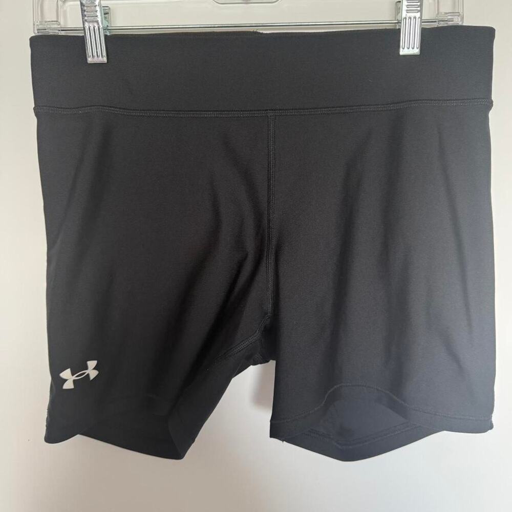 Under armour black compression shorts